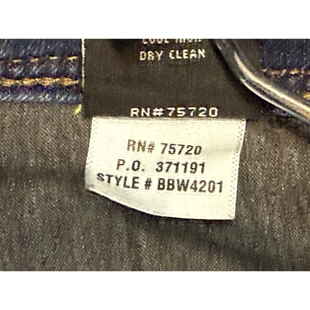 Buckle Black Fit No. 53 Skinny Jeans Women Size 34x32 Blue Denim Stretch Casual - Picture 3 of 12